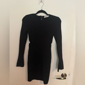 Zara Black Long Sleeve Dress